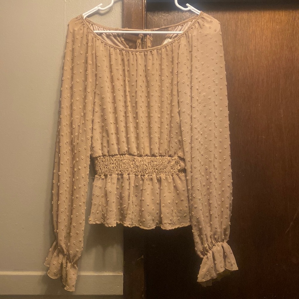 Peach Love womens top size medium